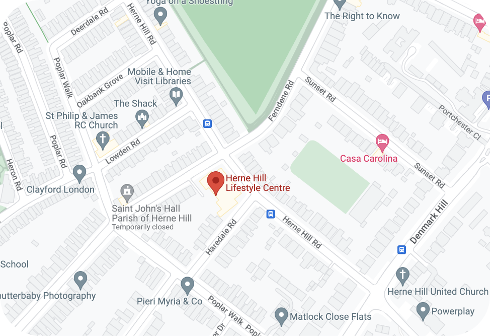 herne hill map