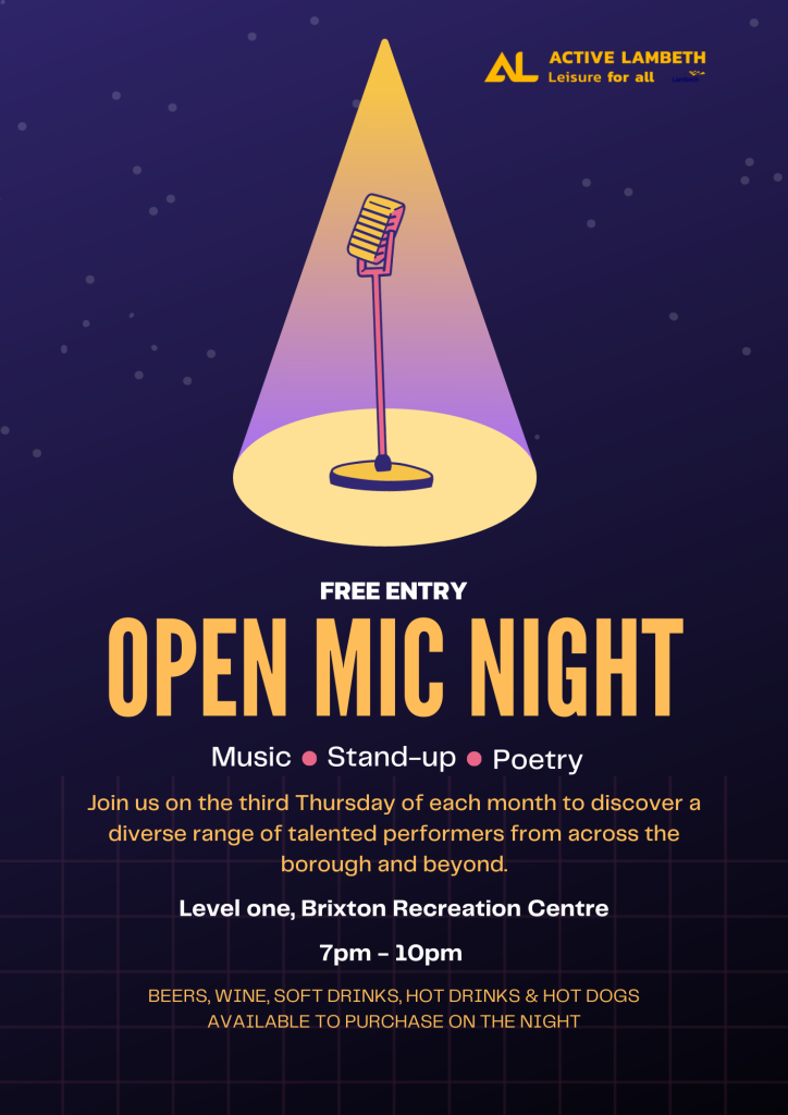 Open Mic Night Poster 2